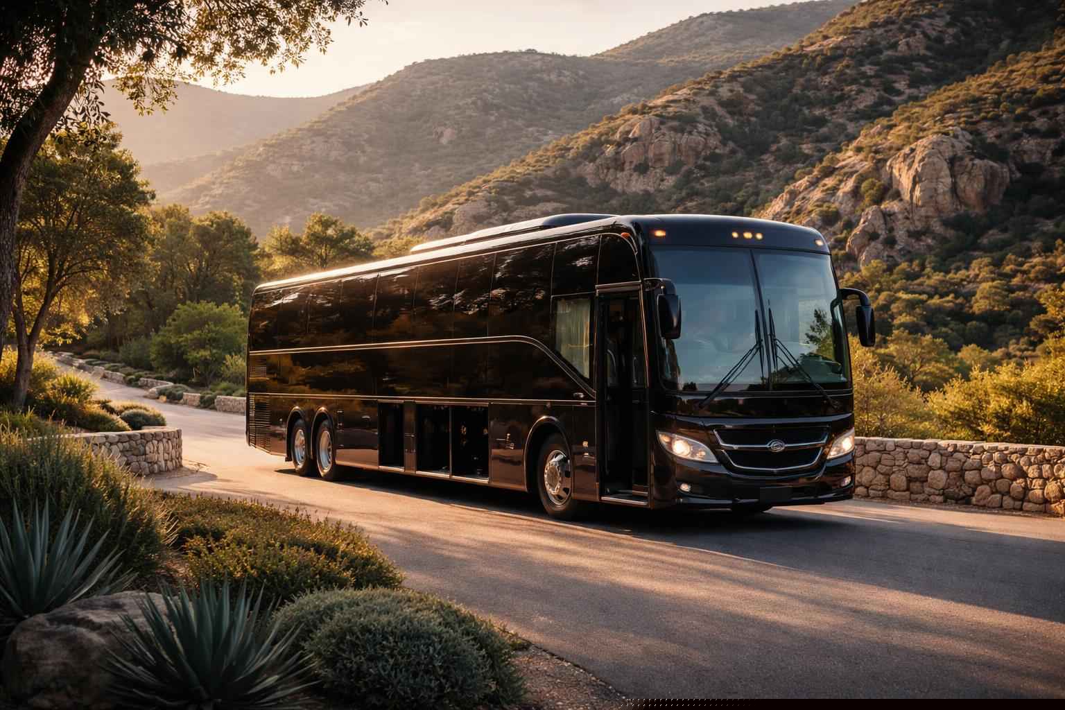 Private Bus Hire In Harbison Canyon California