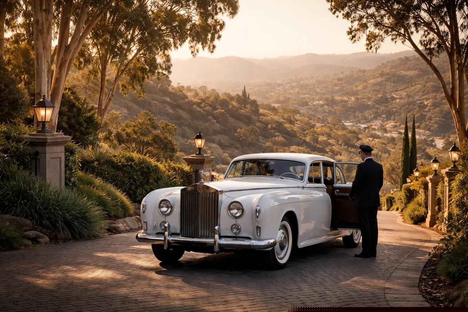 Vintage Car Chauffeur Service In Eucalyptus Hills
