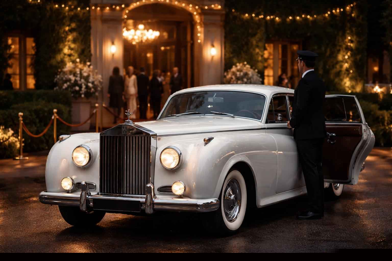 Vintage Chauffeured Car Service For Events