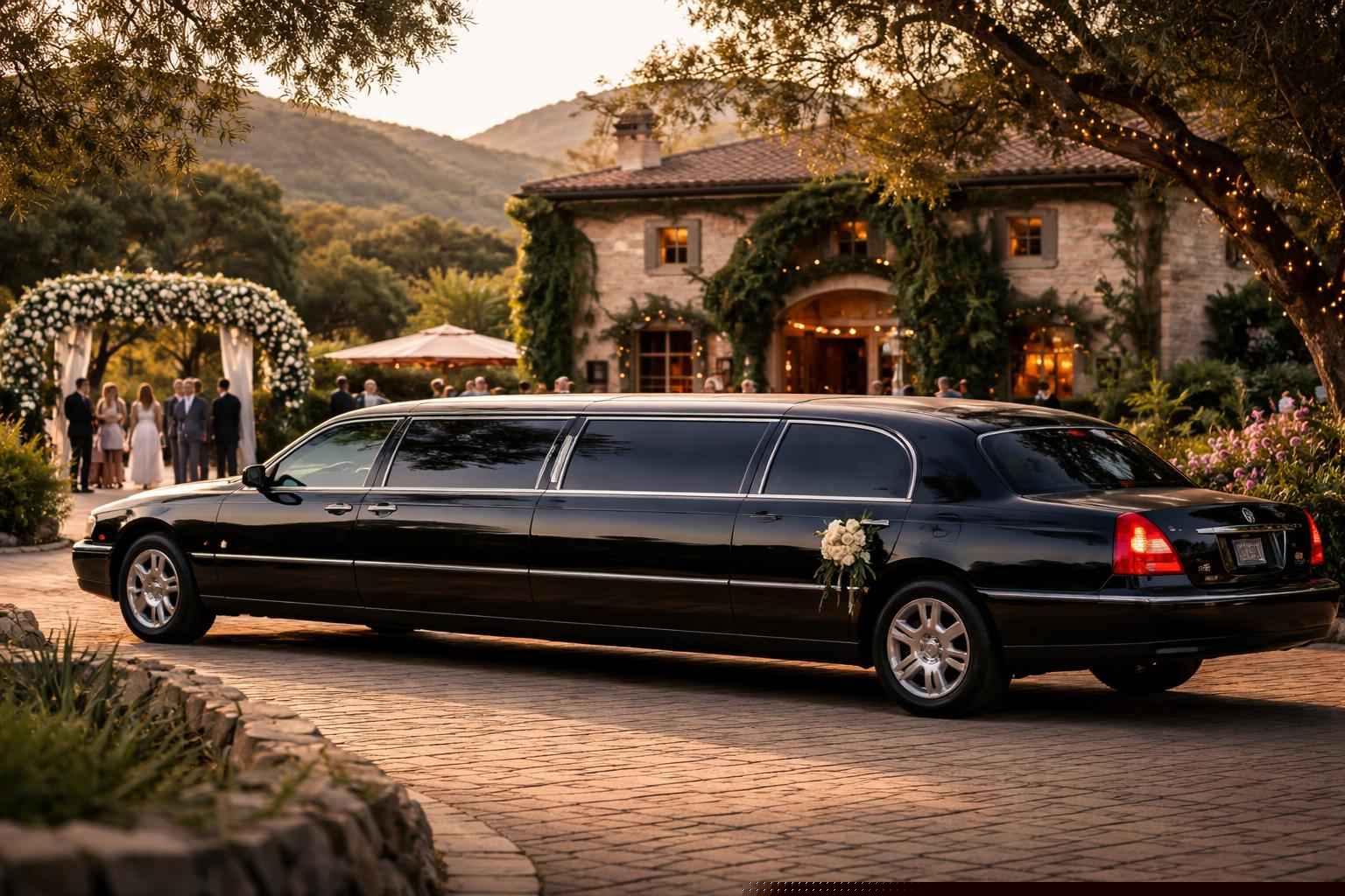 Wedding Black Limo Rental Harbison Canyon CA