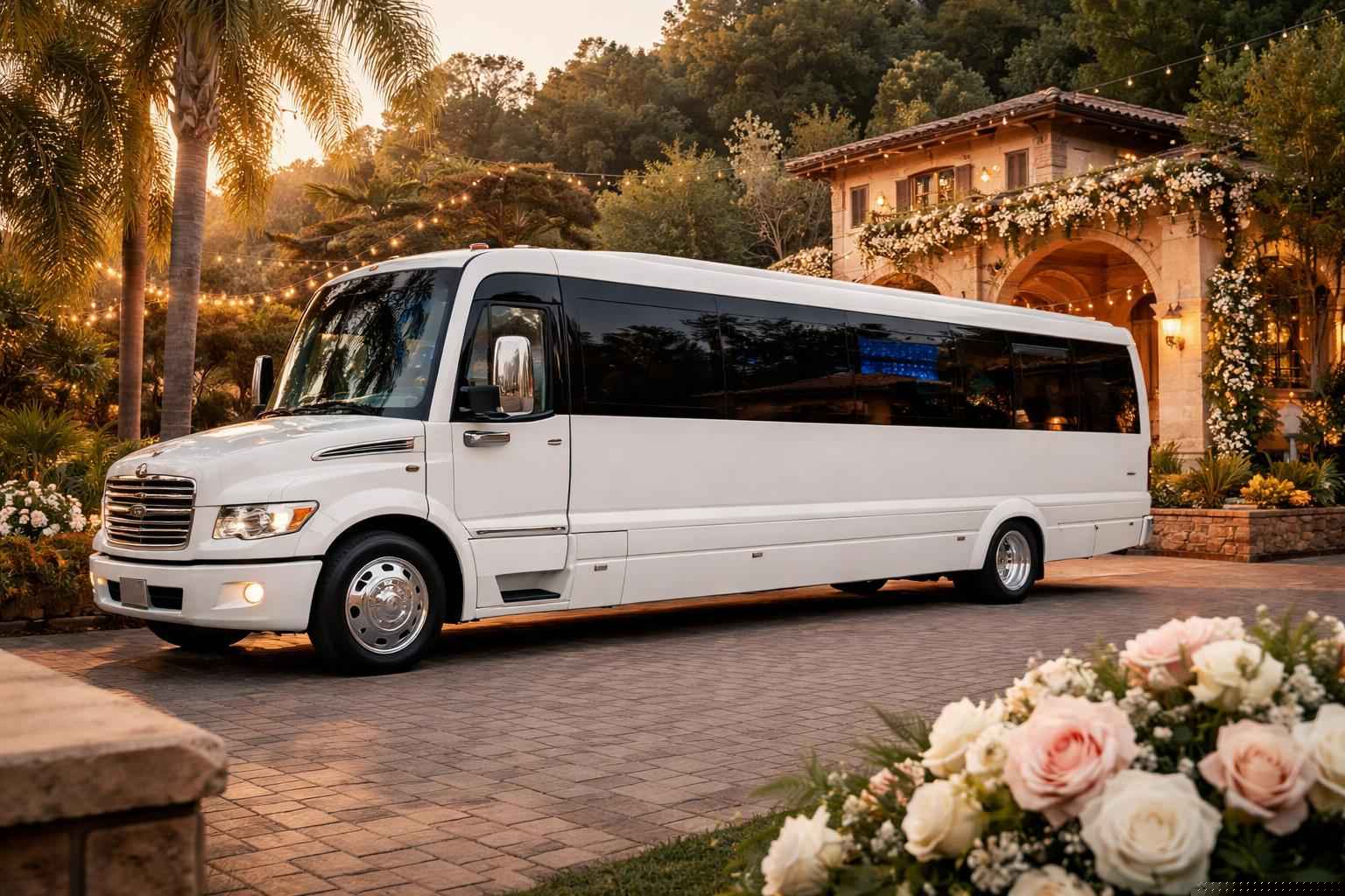 Wedding Limo Bus Rental Harbison Canyon CA