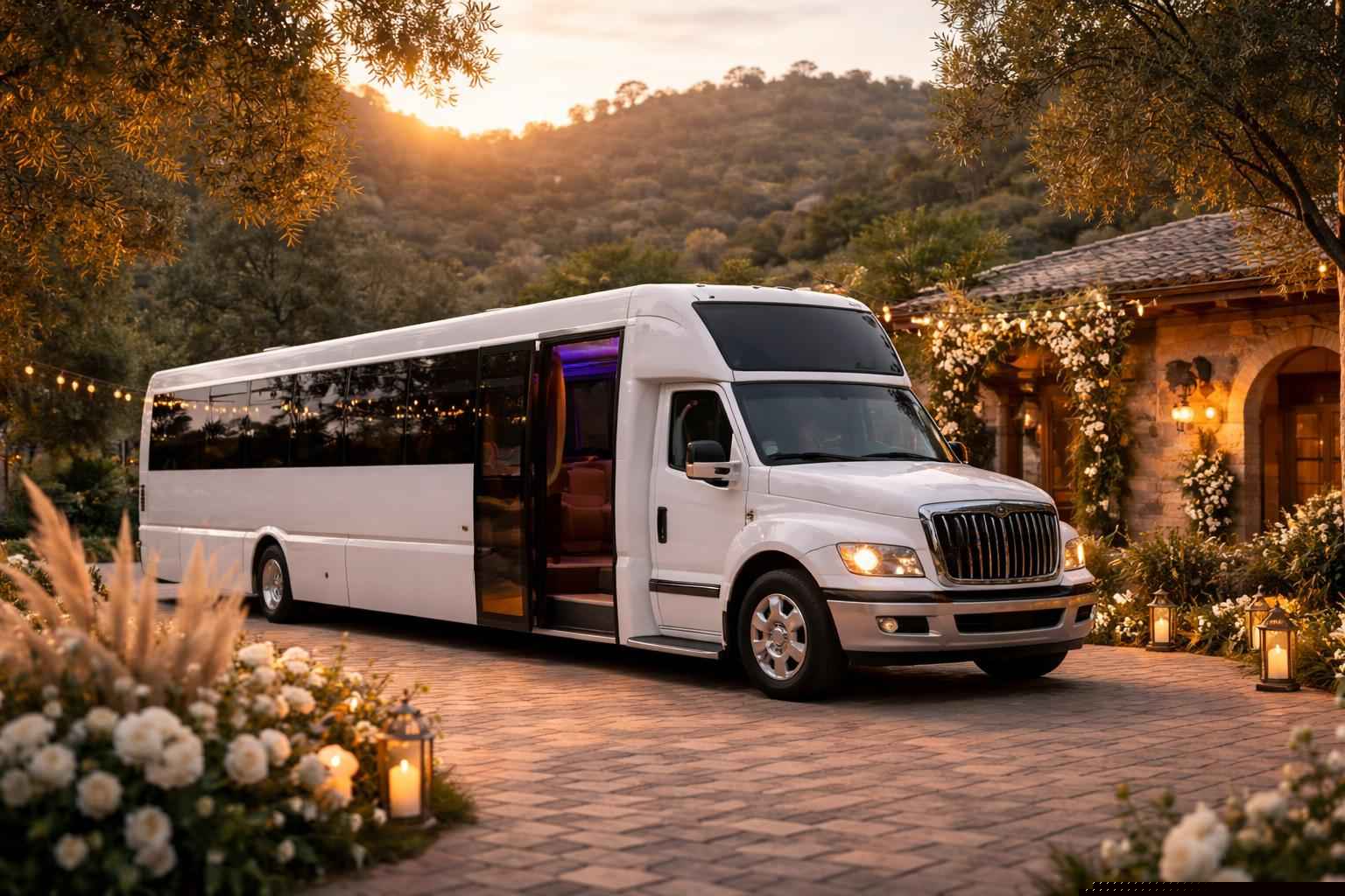 Limo Bus Rental In Eucalyptus Hills California Wedding Limo Bus Rental In Eucalyptus Hills
