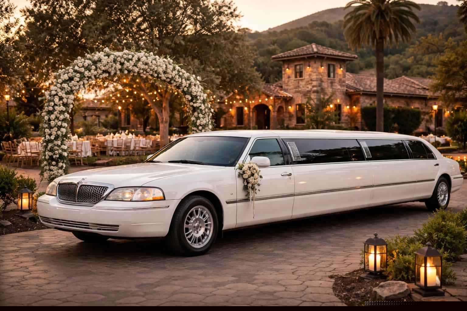 Wedding Limo Rental In Harbison Canyon CA