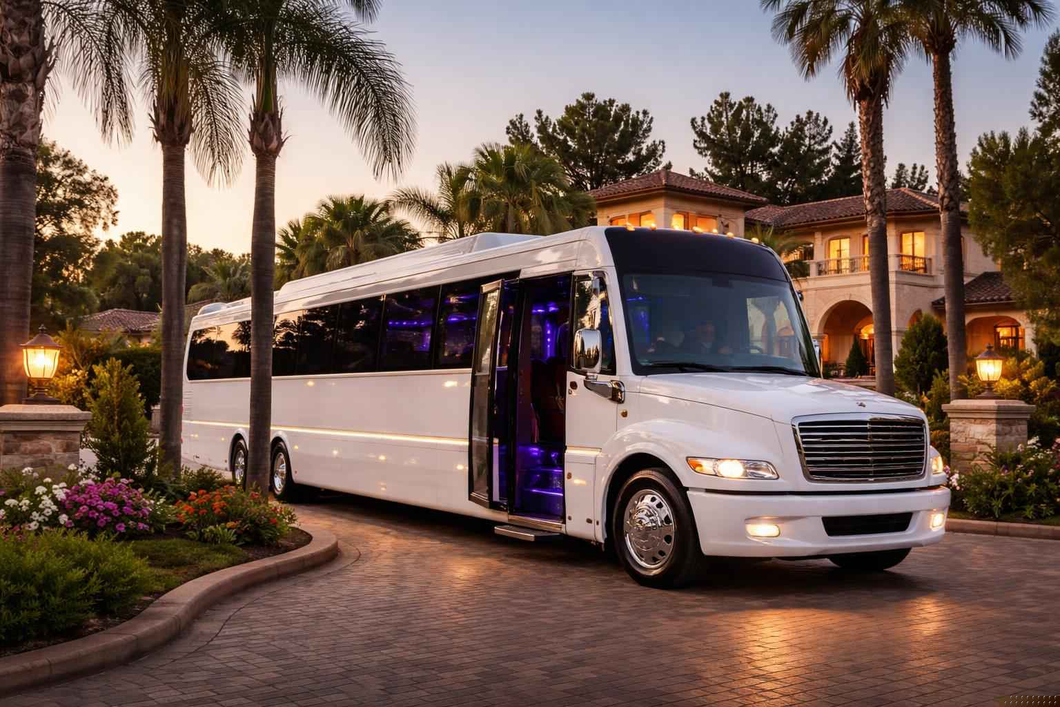 White Party Bus Service In Fairbanks Ranch Ca