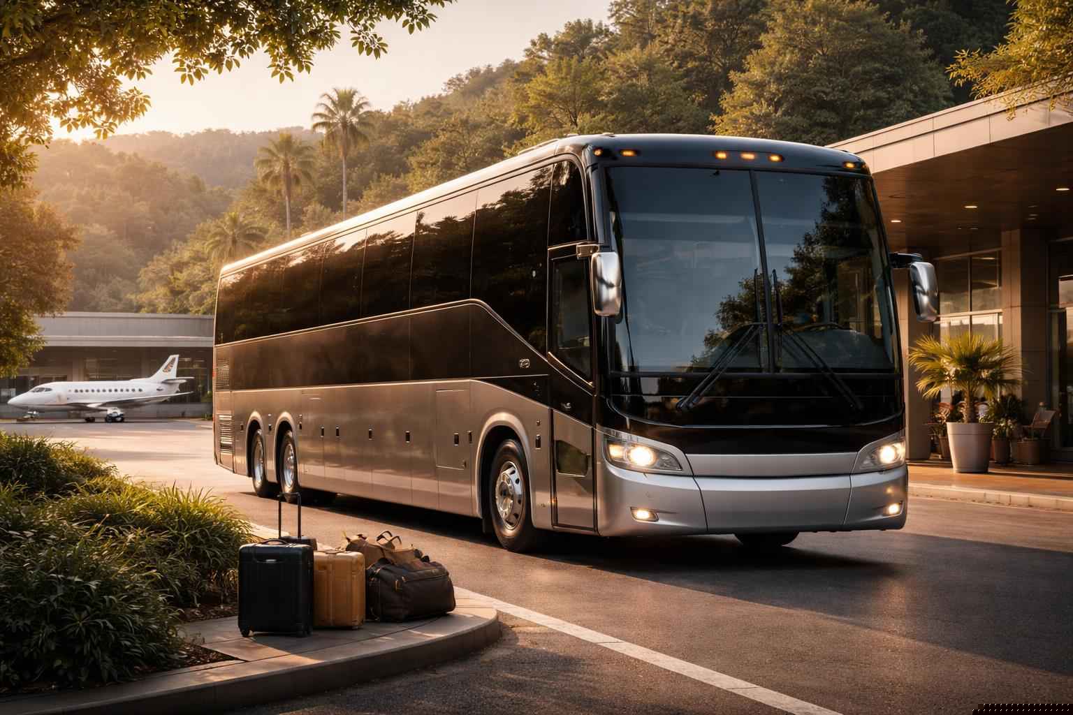 Airport Charter Bus Rental In Elfin Forest