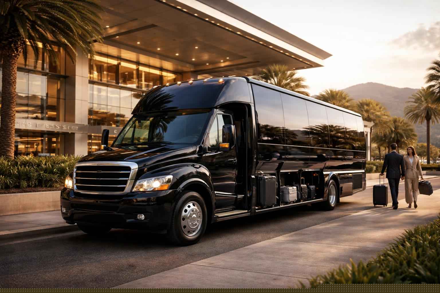 Airport Shuttle Bus Rental In Elfin Forest CA