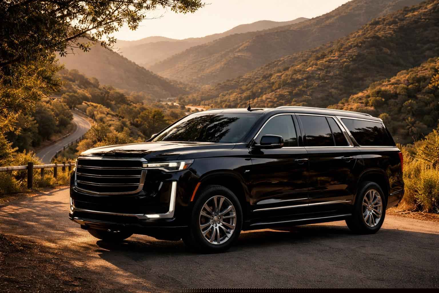 Black SUV Service Near Harbison Canyon