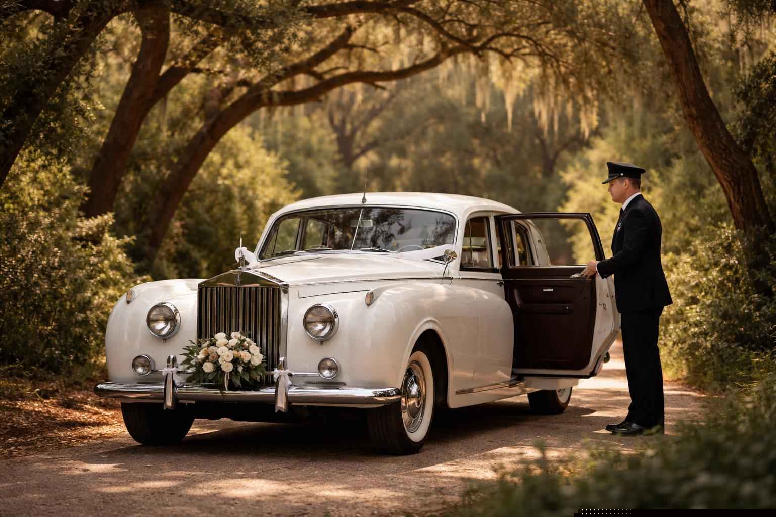 Classic Wedding Car Chauffeur In Elfin Forest