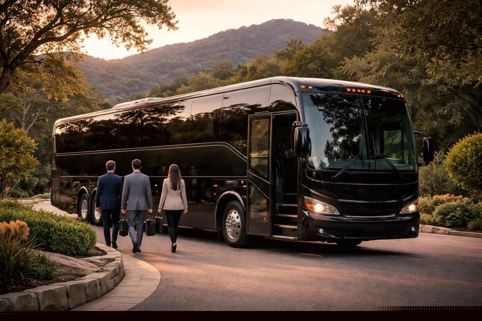 Corporate Bus Rental In Elfin Forest CA