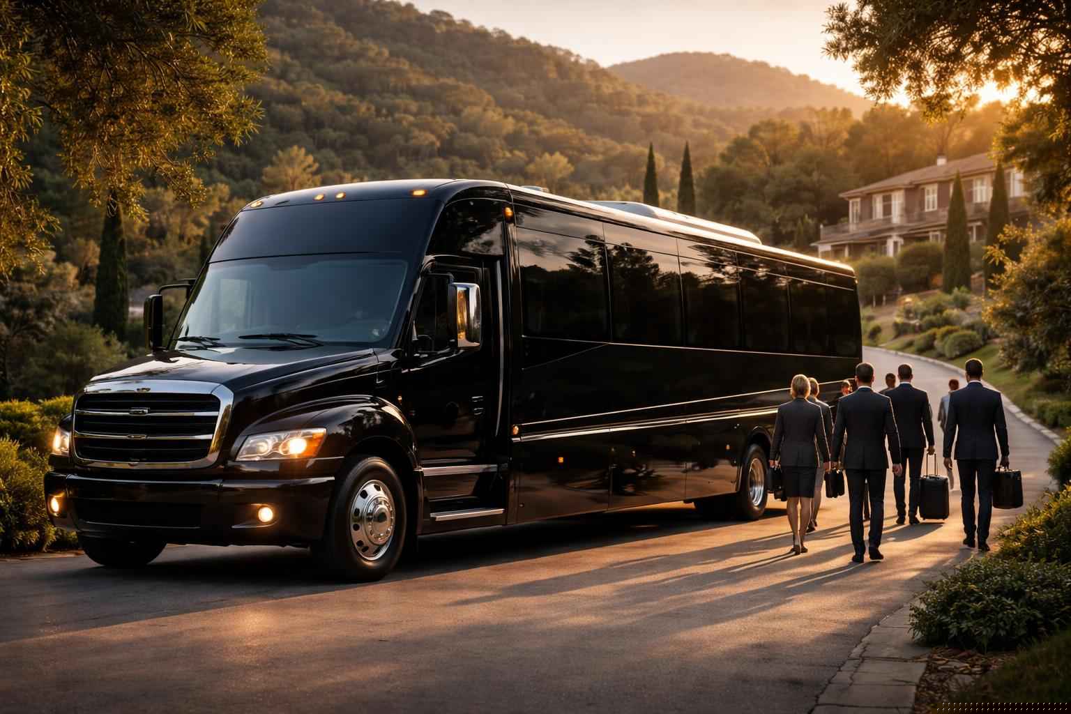 Corporate Shuttle Bus Rental In Elfin Forest CA
