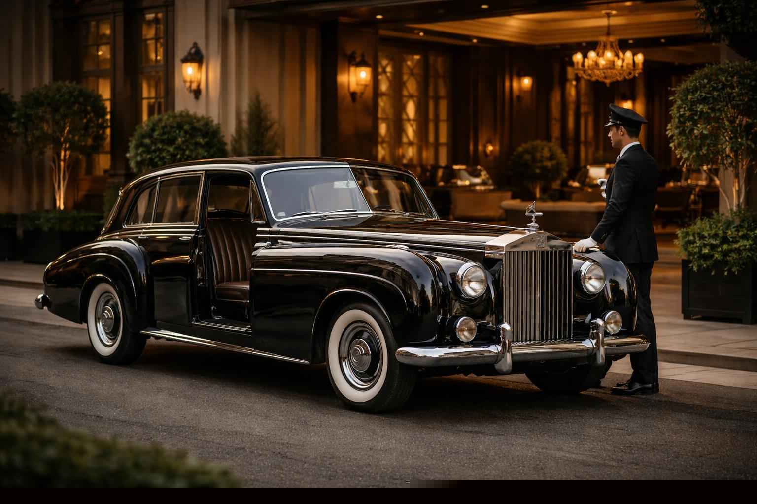 Hourly Antique Car Rental With Chauffeur