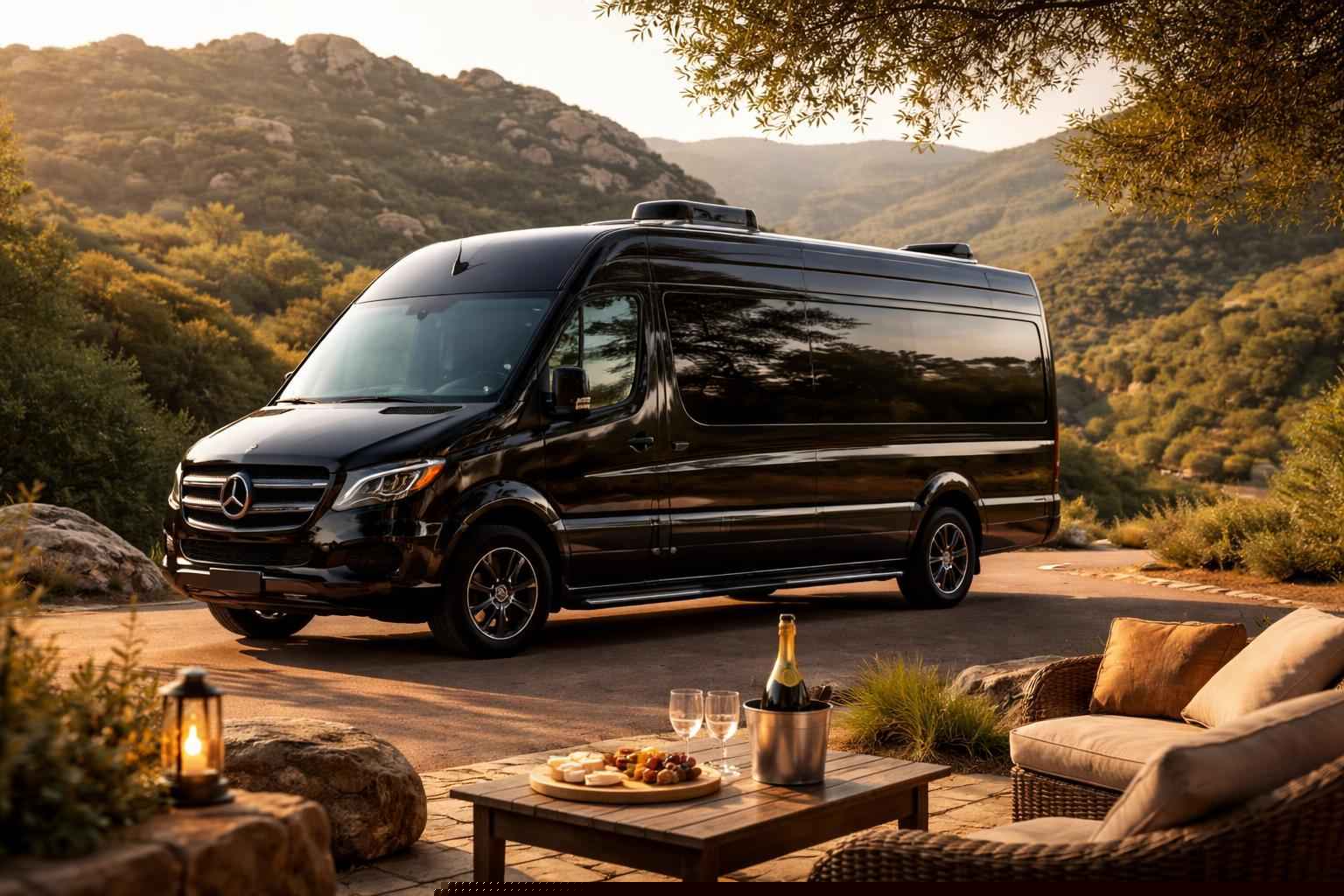 Luxury Sprinter Van Rental Near Elfin Forest