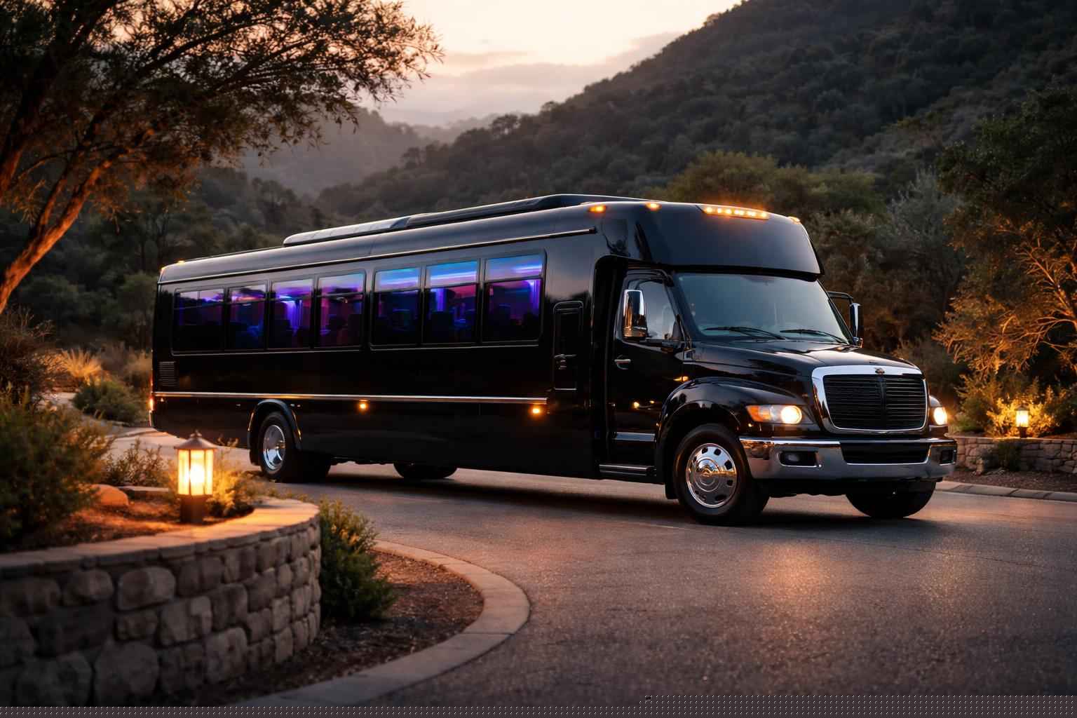 Party Limo Bus Rental In Elfin Forest CA