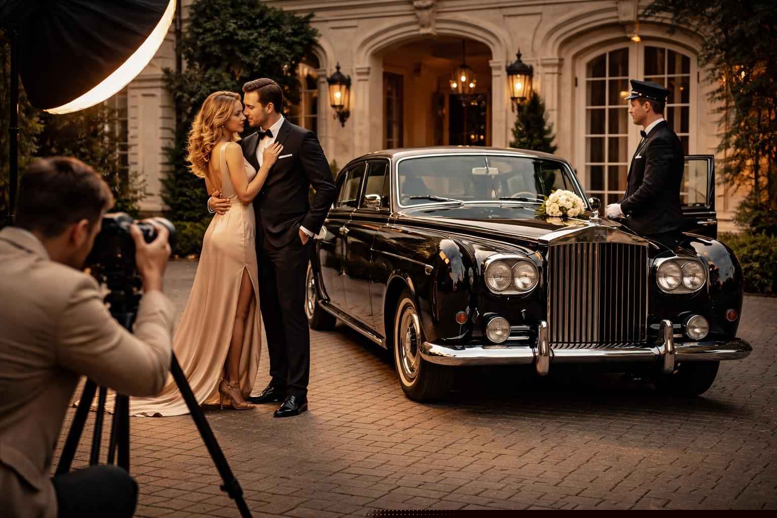 Photo Shoot Vintage Car Rental With Driver