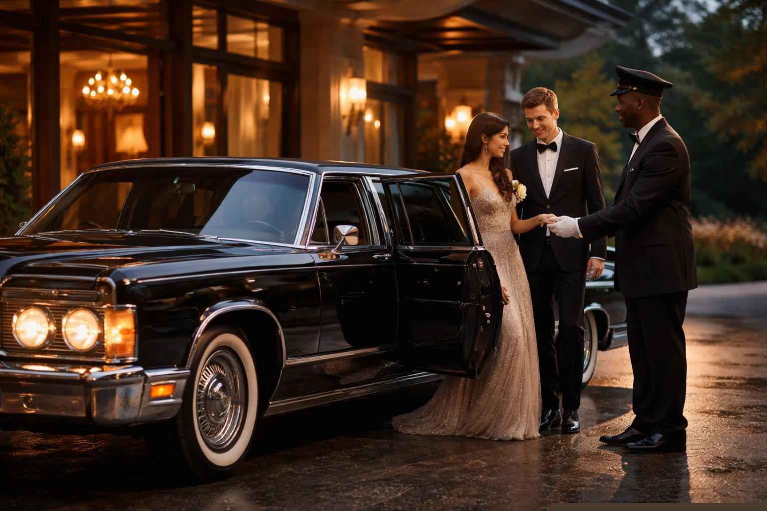 Prom Classic Car Rental With Chauffeur