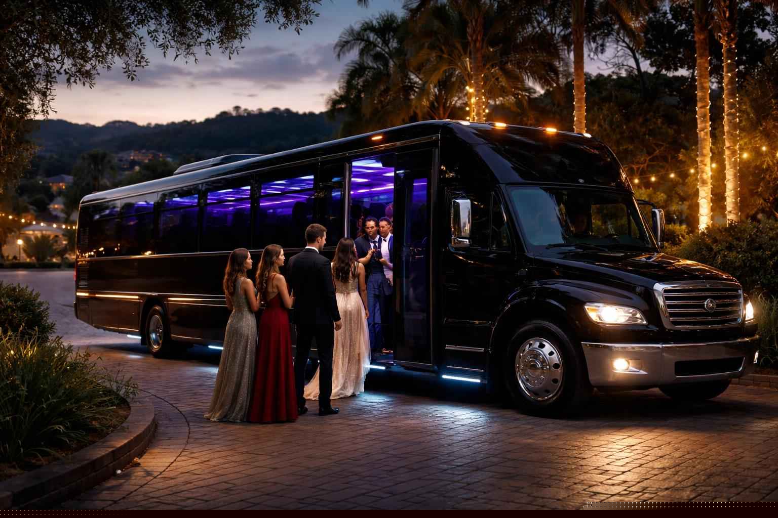 Prom Party Bus Rental In Elfin Forest CA