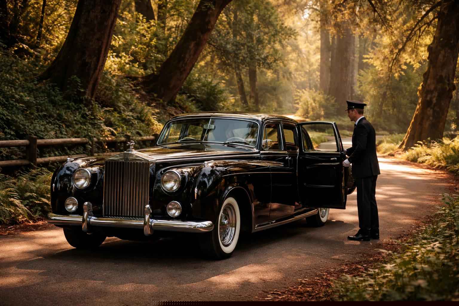 Vintage Chauffeur Car Service In Elfin Forest