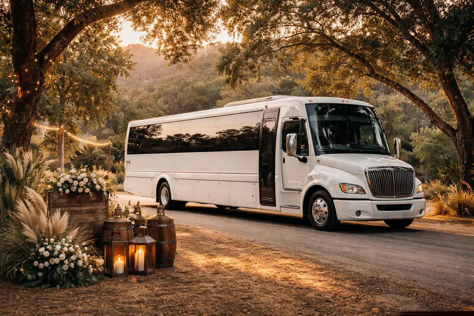 Wedding Bus Rental In Elfin Forest CA