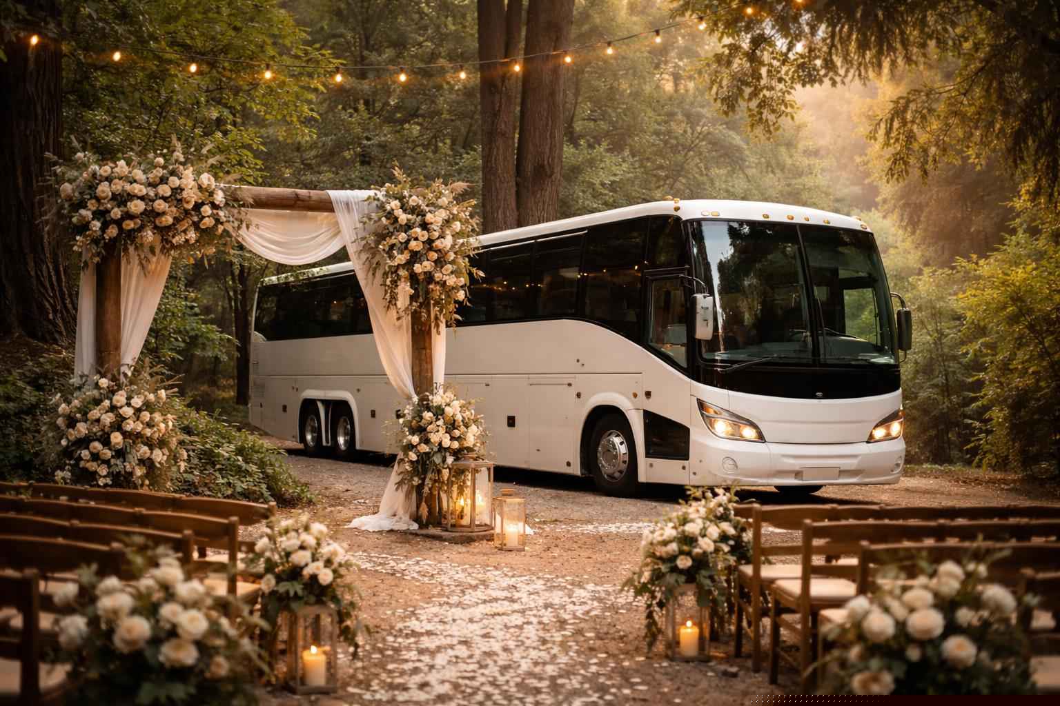 Wedding Charter Bus Rental In Elfin Forest