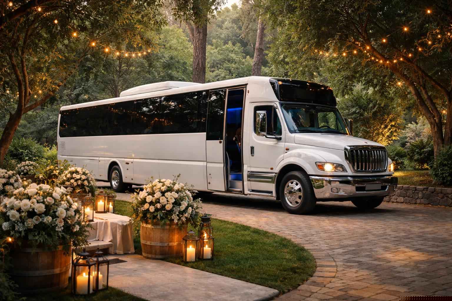 Wedding Limo Bus Rental In Elfin Forest CA
