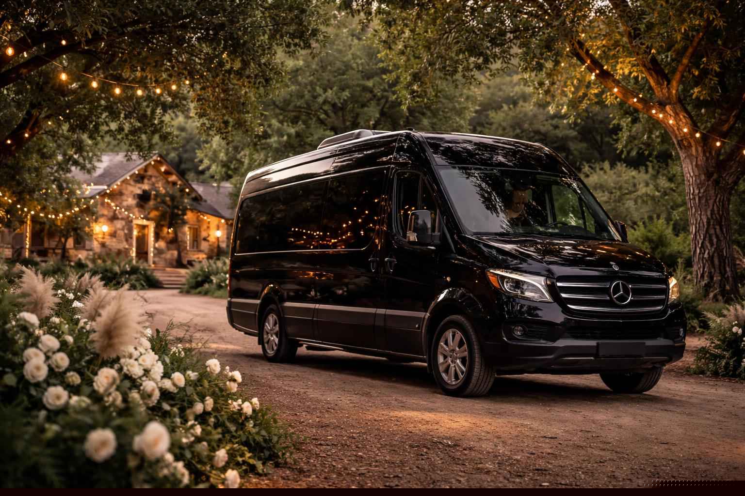 Wedding Sprinter Van Transportation Elfin Forest
