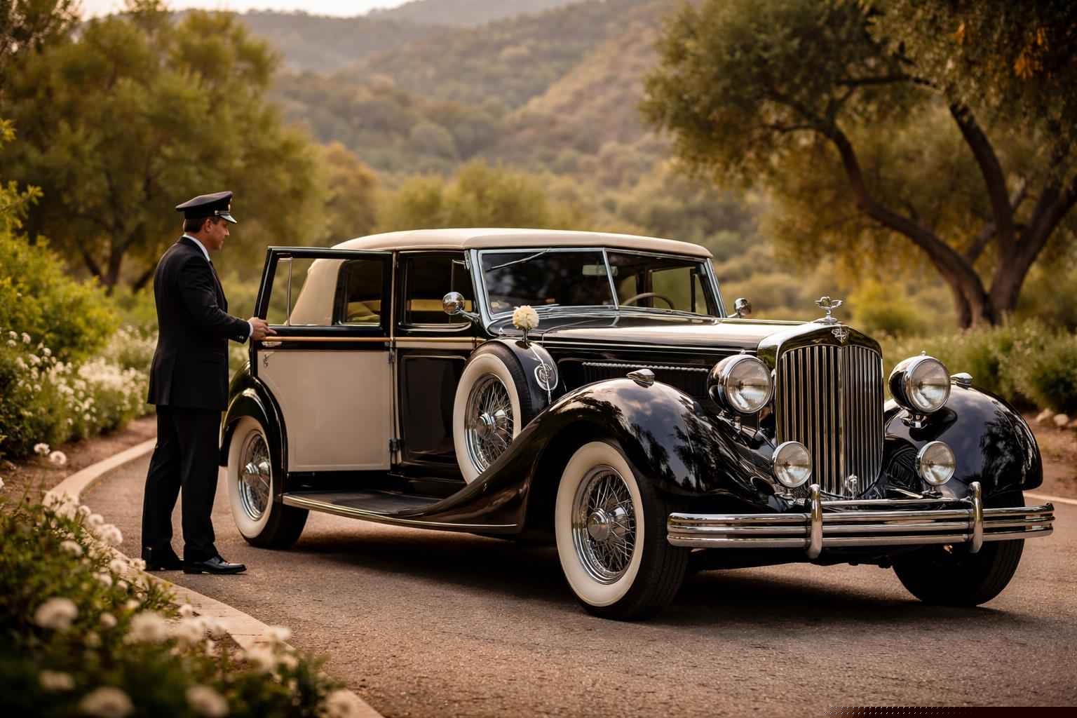 What Is A Chauffeured Antique Car Rental?