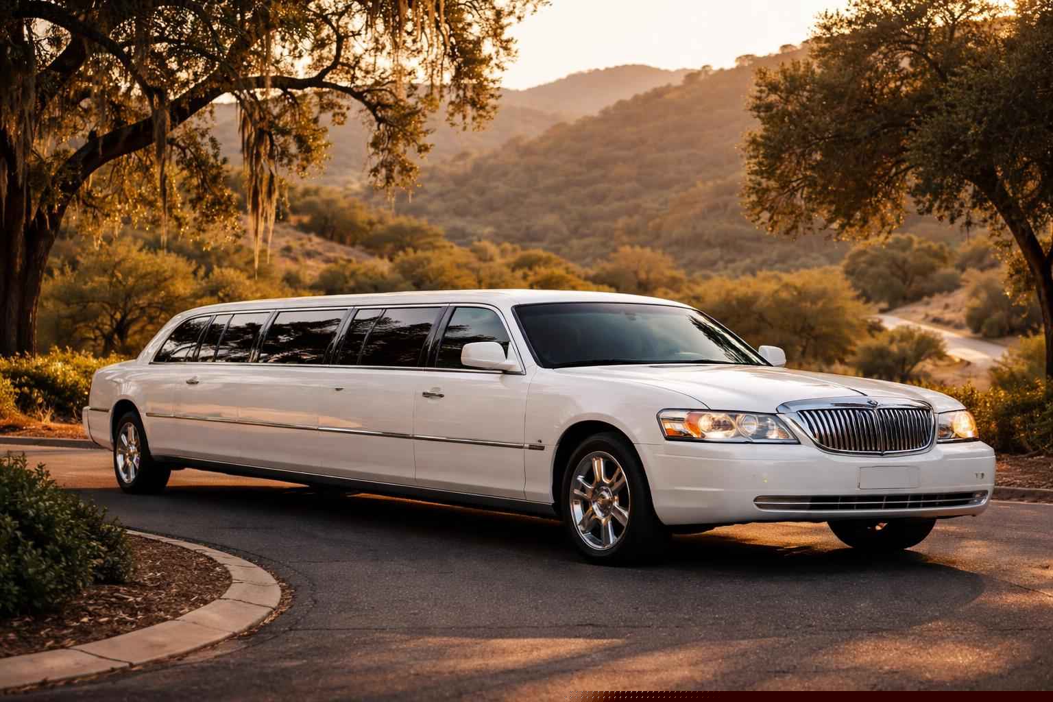 White Stretch Limo Rental In Elfin Forest CA