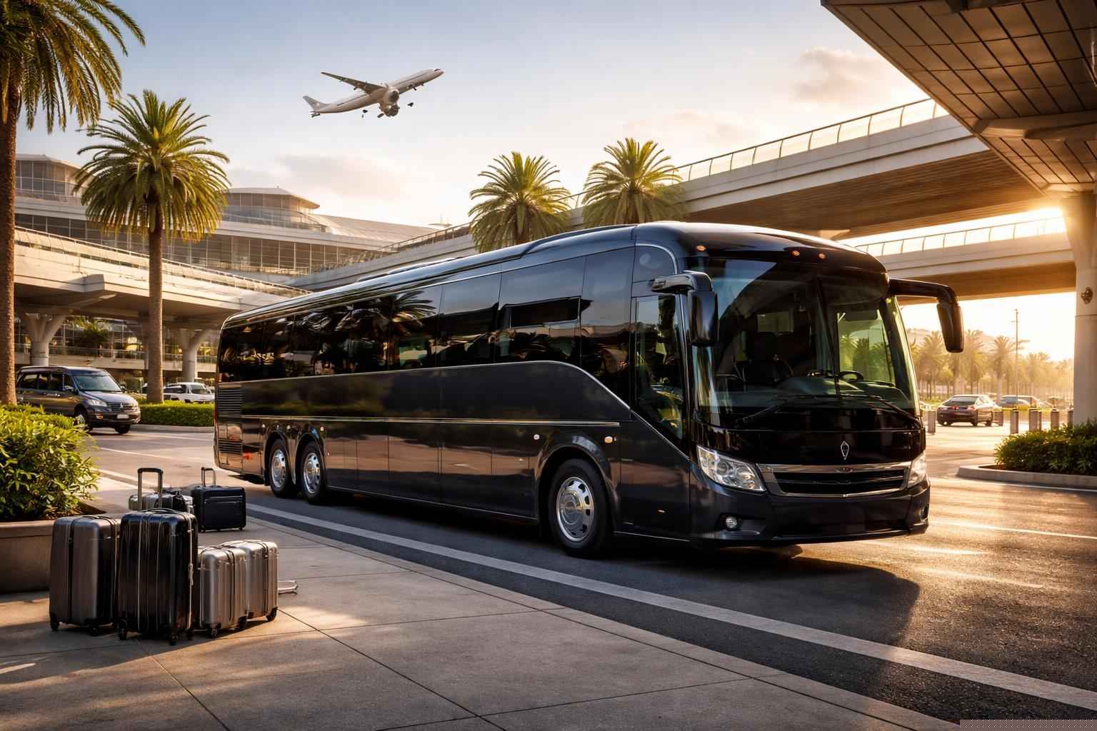 Airport Charter Bus Rental Near Casa De Oro