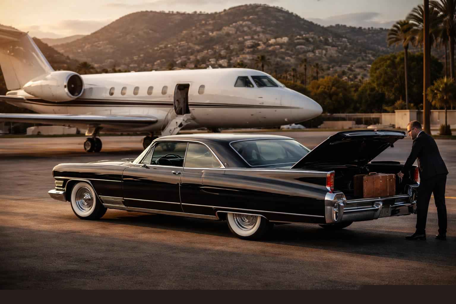 Airport Classic Car Transfer In Mount Helix CA