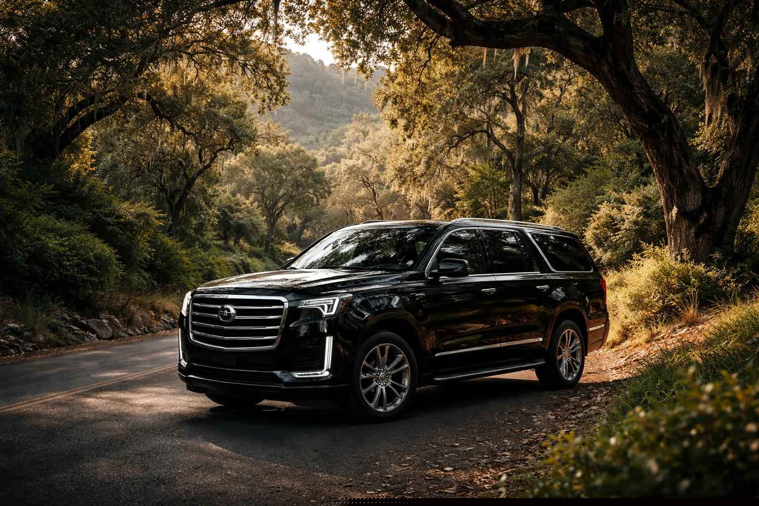 Black SUV Car Service Near Elfin Forest