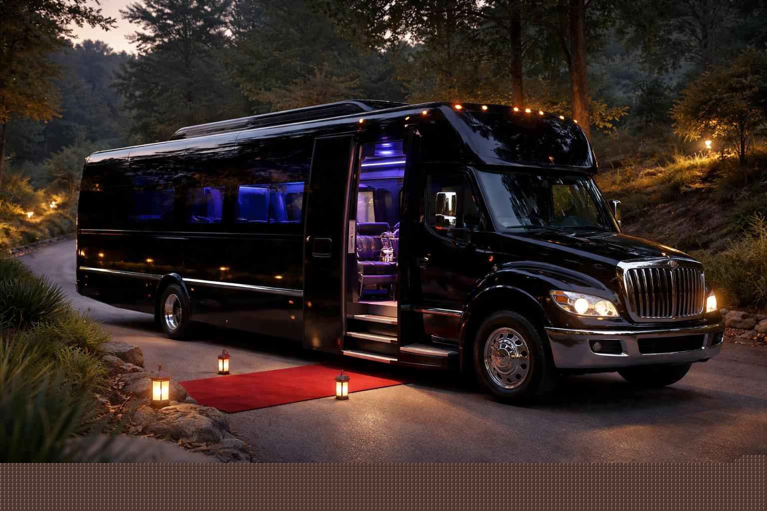 Elfin Forest Black Party Bus Service