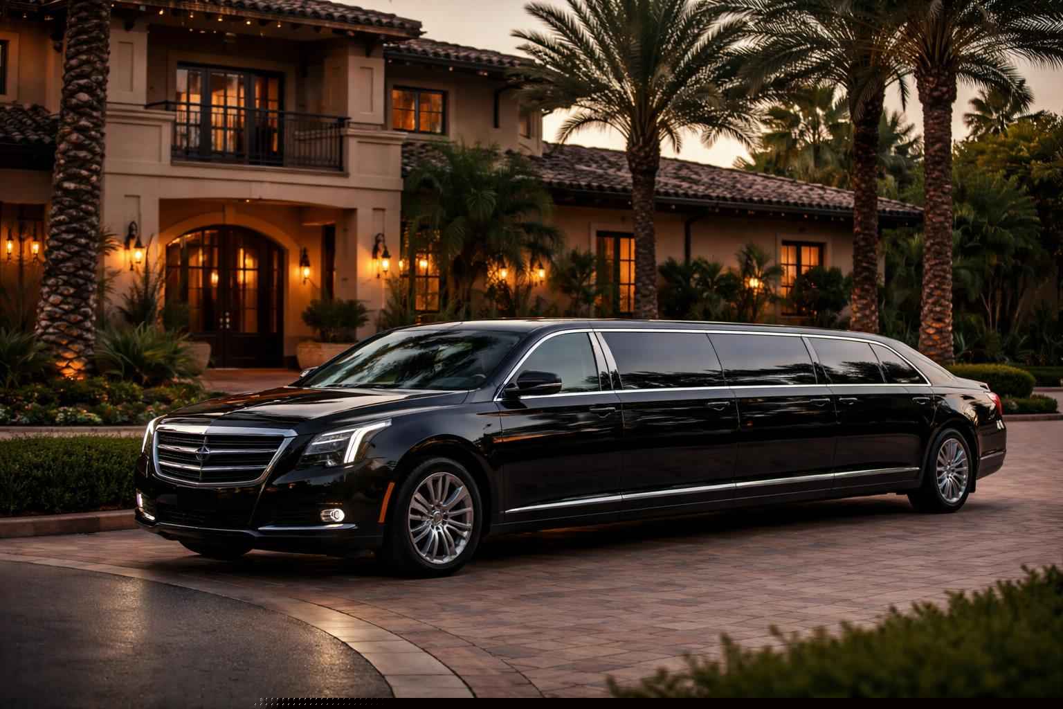 Hourly Black Limo Rental In Casa De Oro