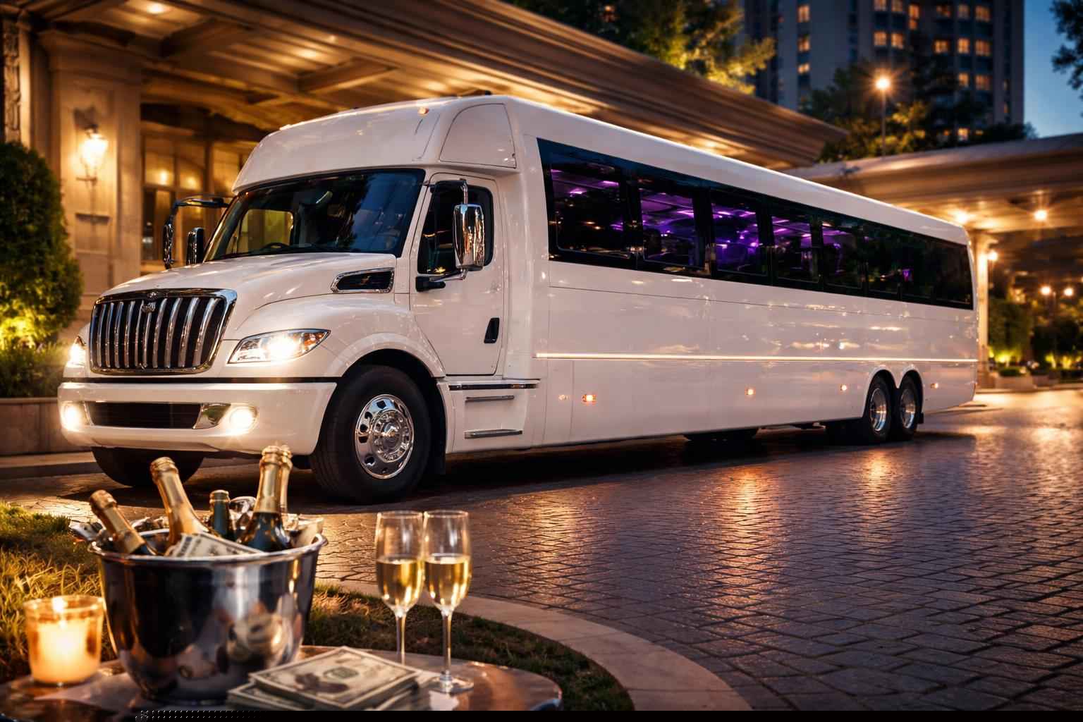 How Much Does A White Party Bus Rental Cost?
