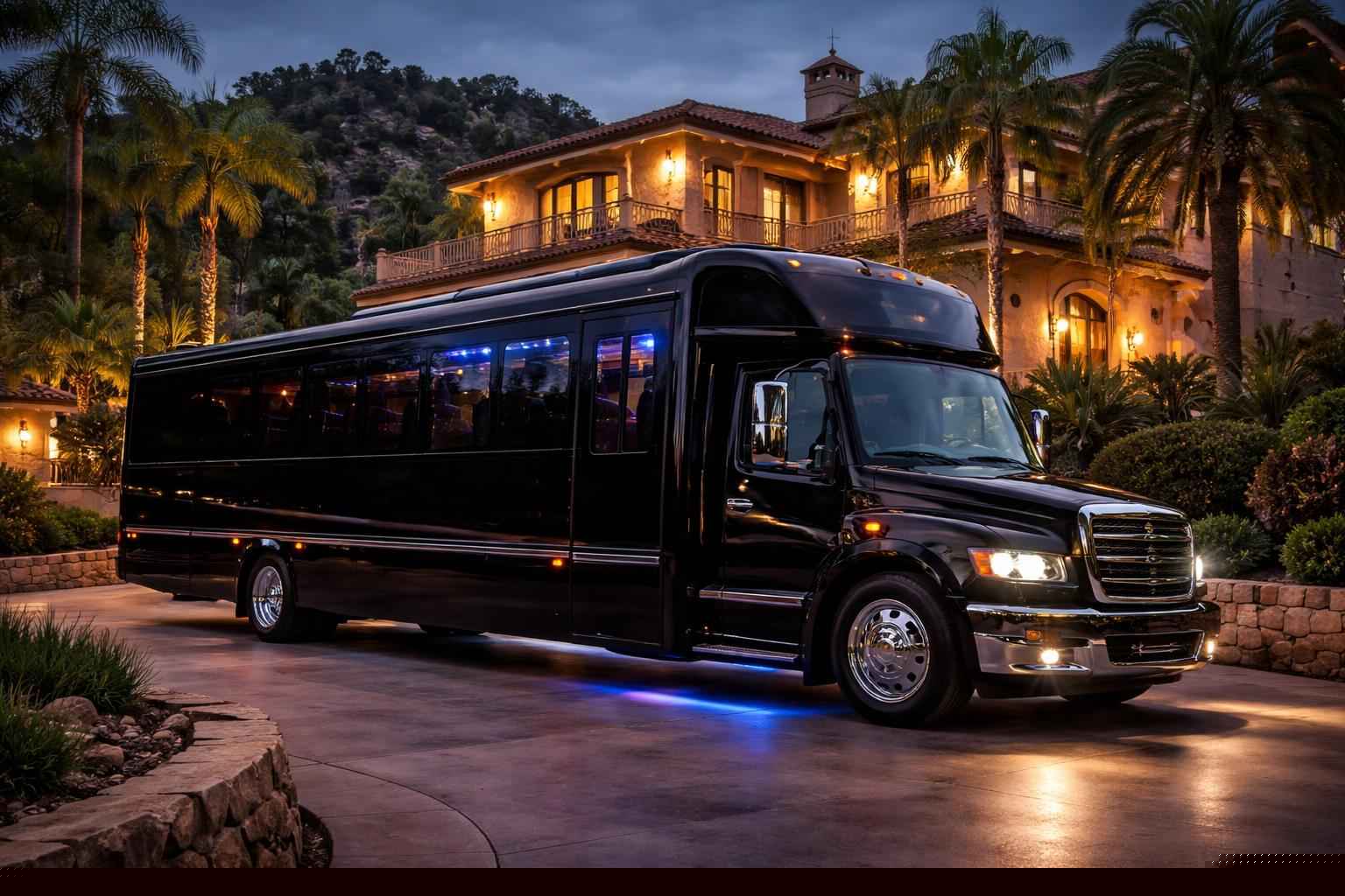 How Much Is A Black Party Bus In Casa De Oro?