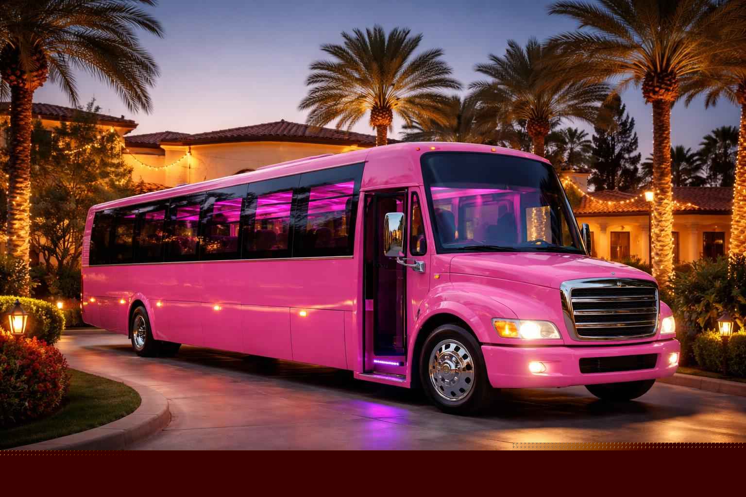 How Much Is A Pink Party Bus Rental?