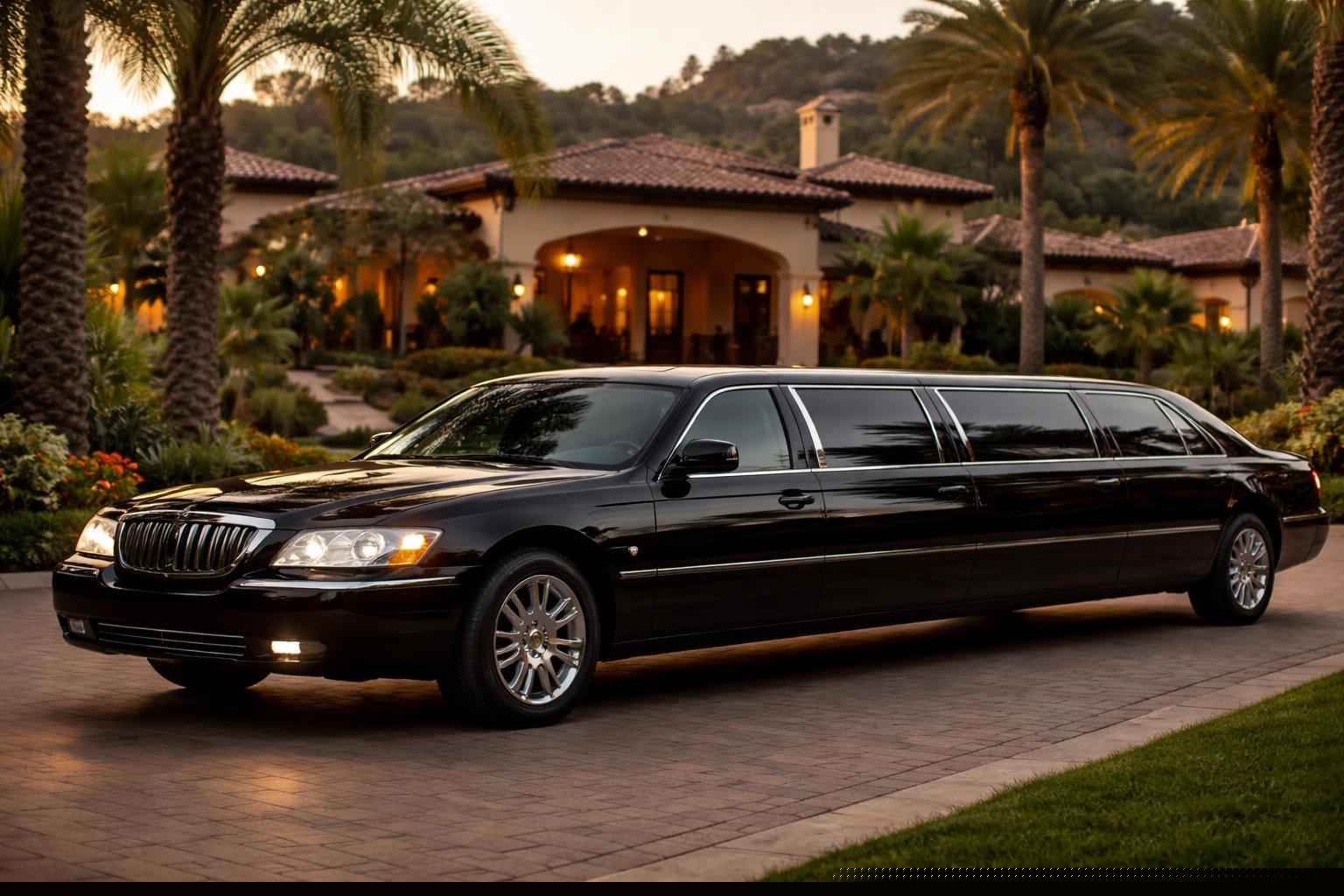 How Much Is Black Limo Rental In Casa De Oro?