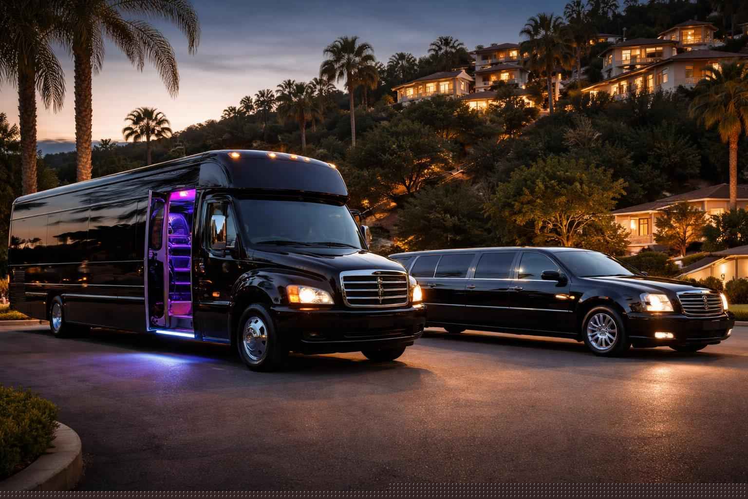 Party Bus Vs Limo Rental In Casa De Oro Mount Helix