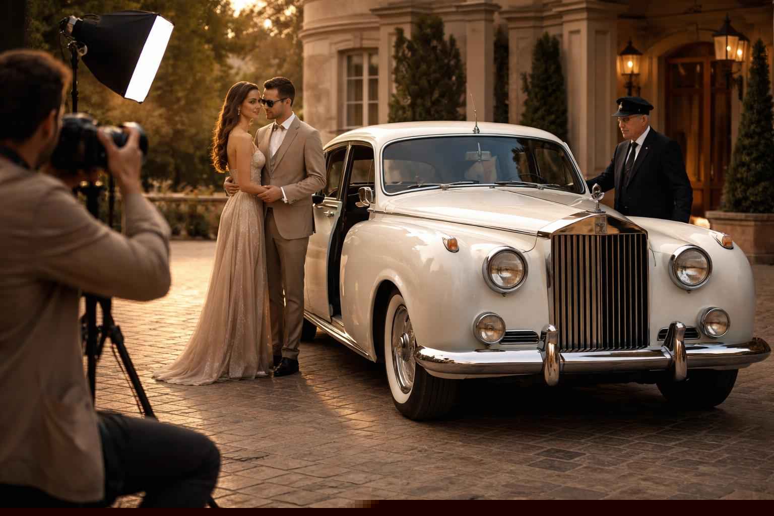 Photo Shoot Vintage Vehicle Rental With Driver