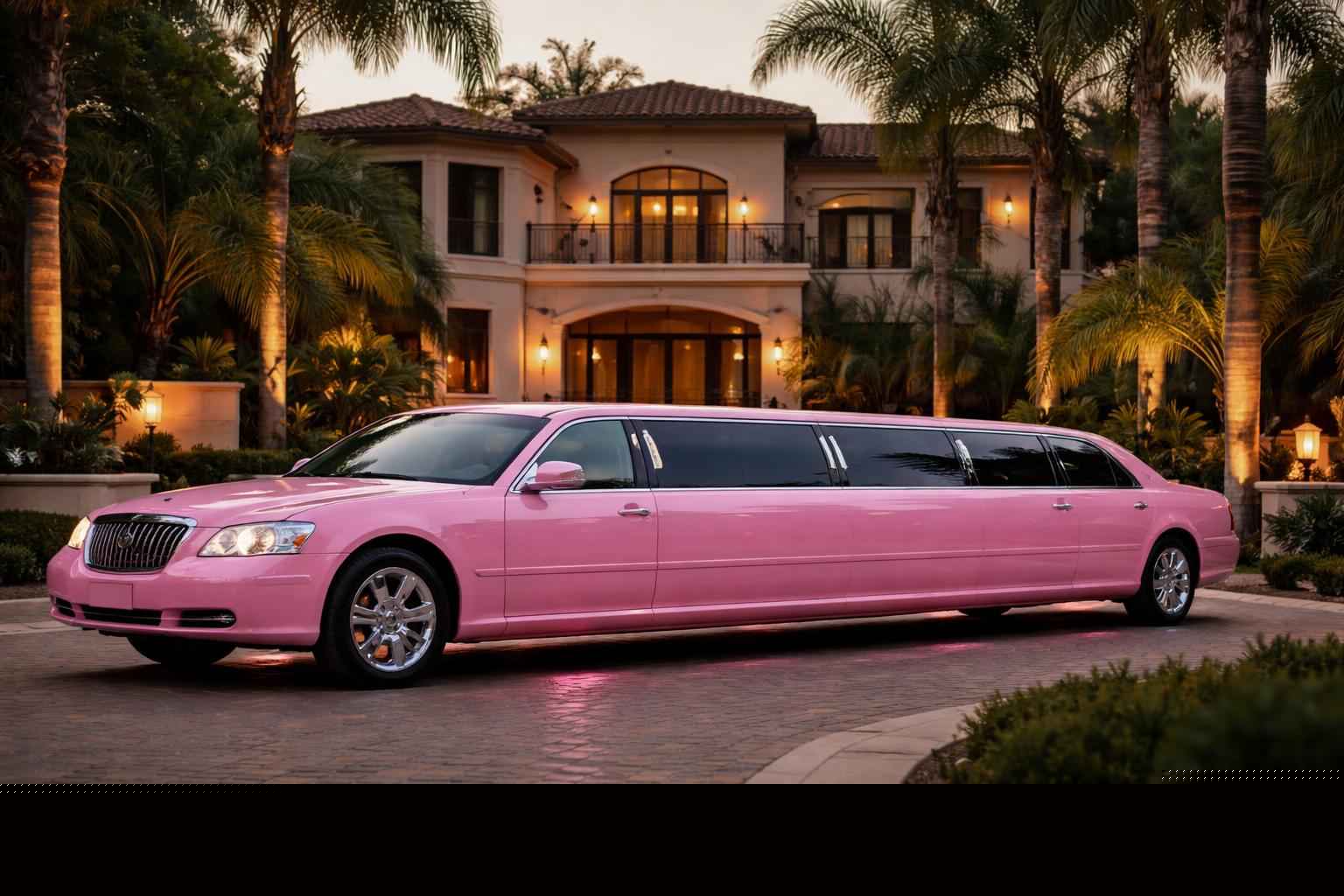 Pink Limo Rental Cost In Casa De Oro Mount Helix