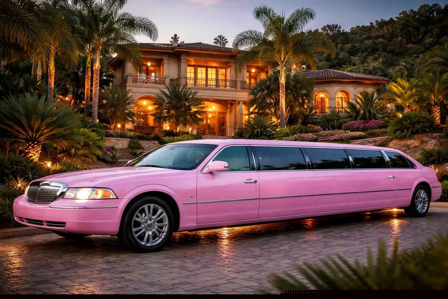 Pink Limousine Service In Casa De Oro Mount Helix CA