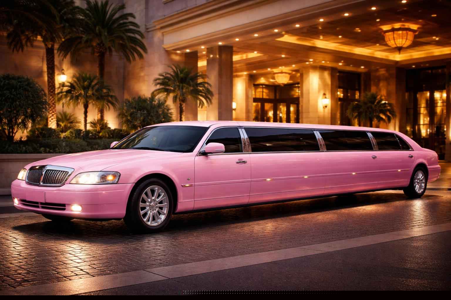 Pink Stretch Limo Rental Near Me