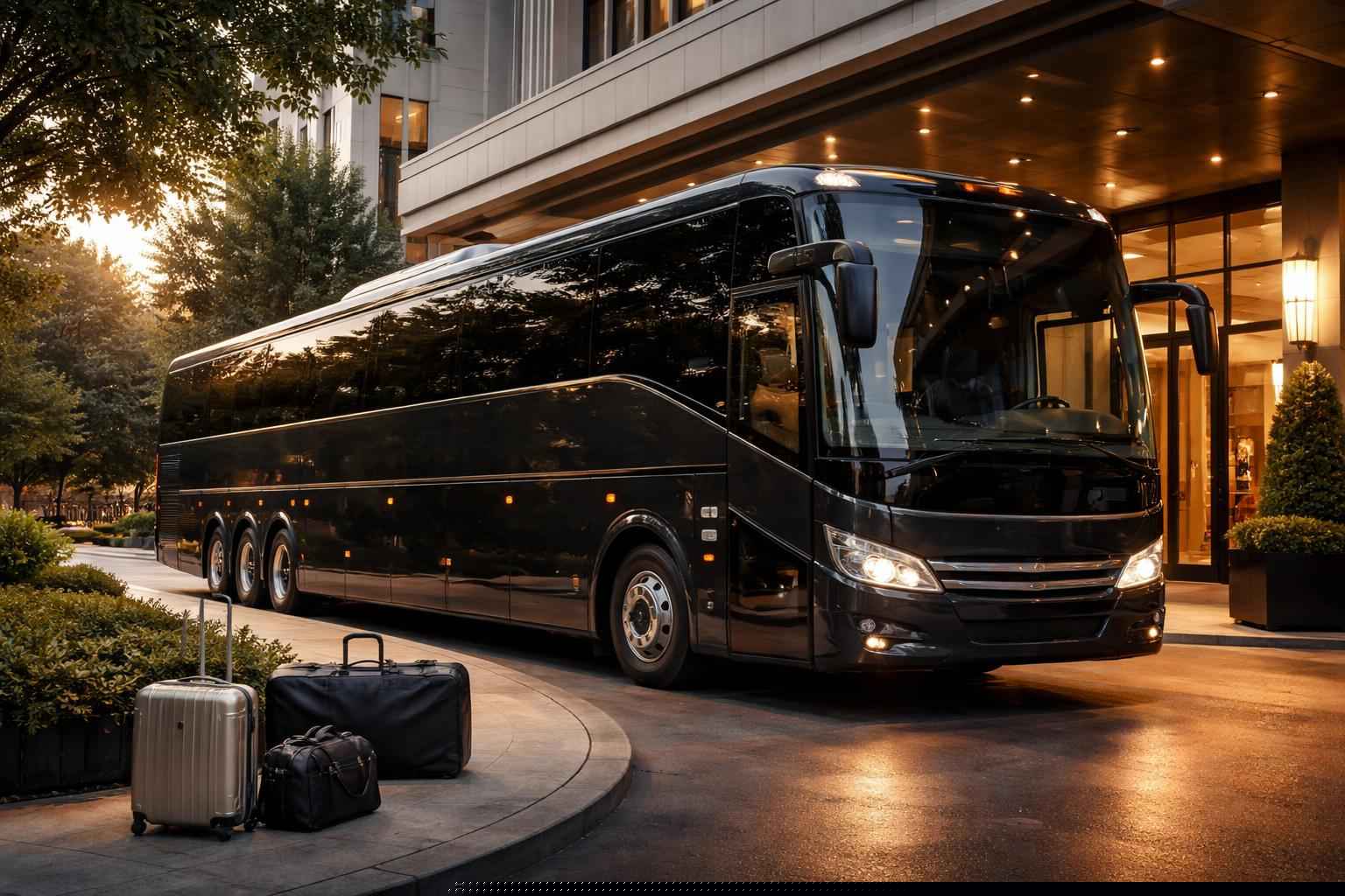Private Charter Bus Rental Near Me