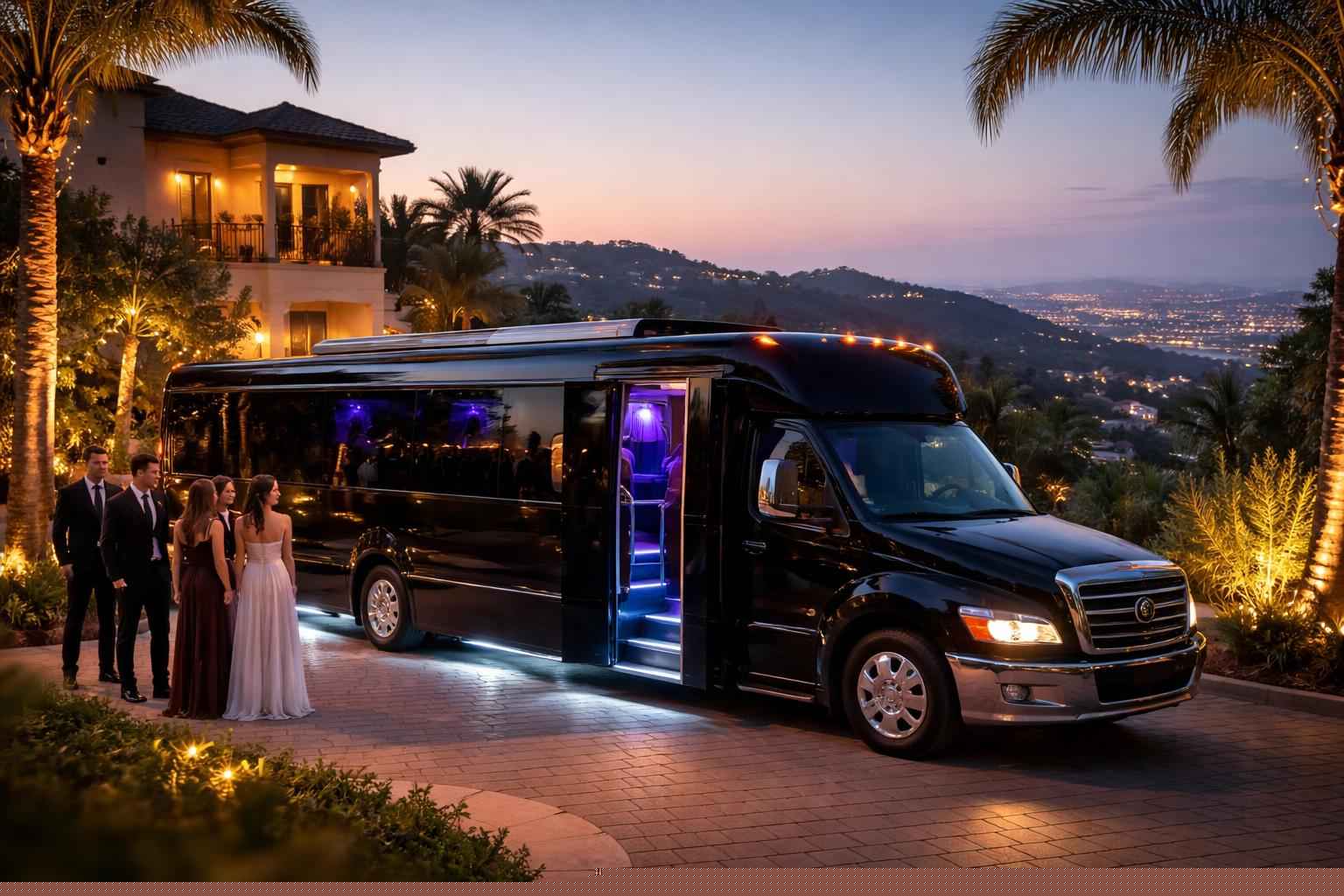 Prom Party Bus Rental In Casa De Oro Mount Helix