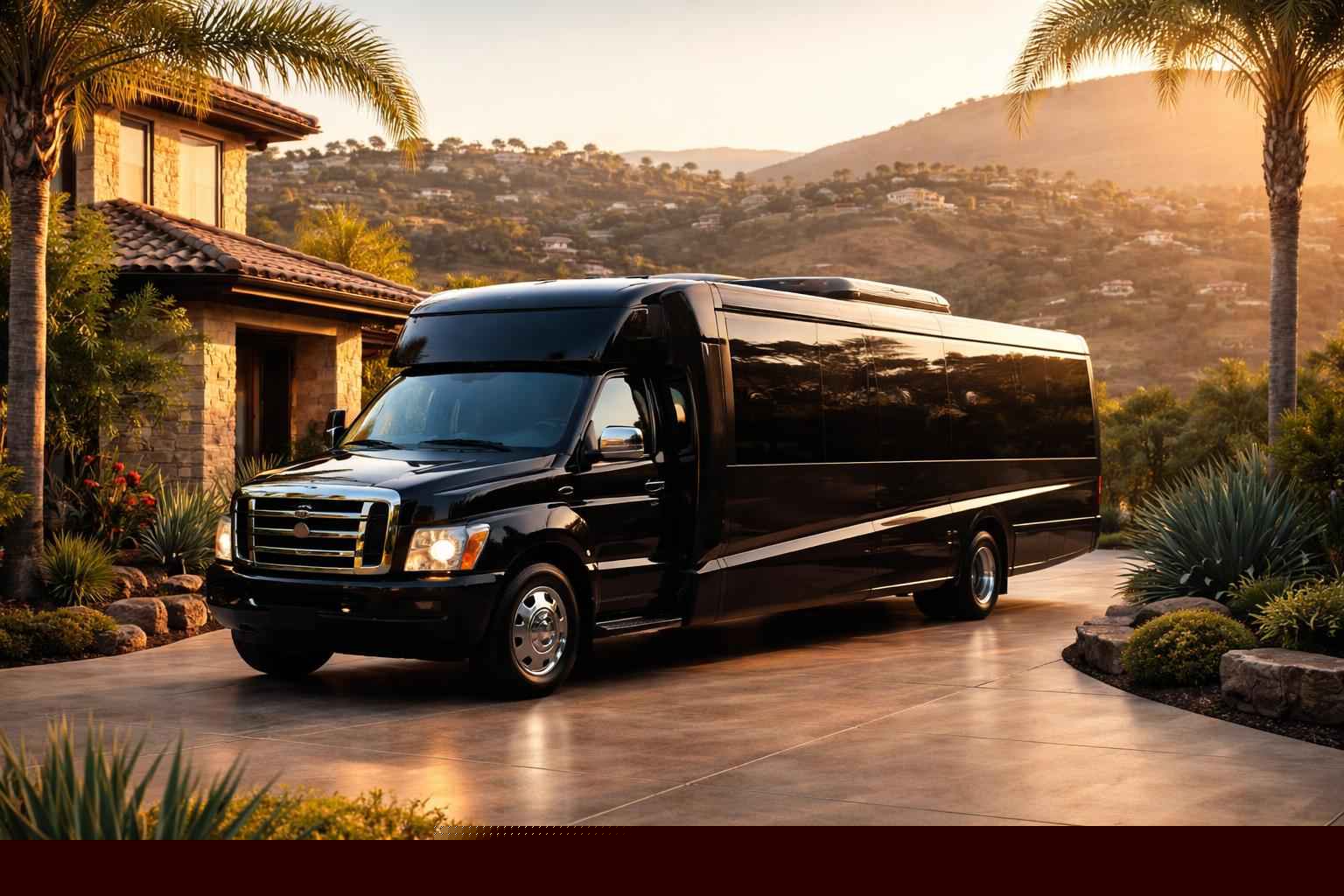 Shuttle Bus Rental Casa De Oro Mount Helix CA