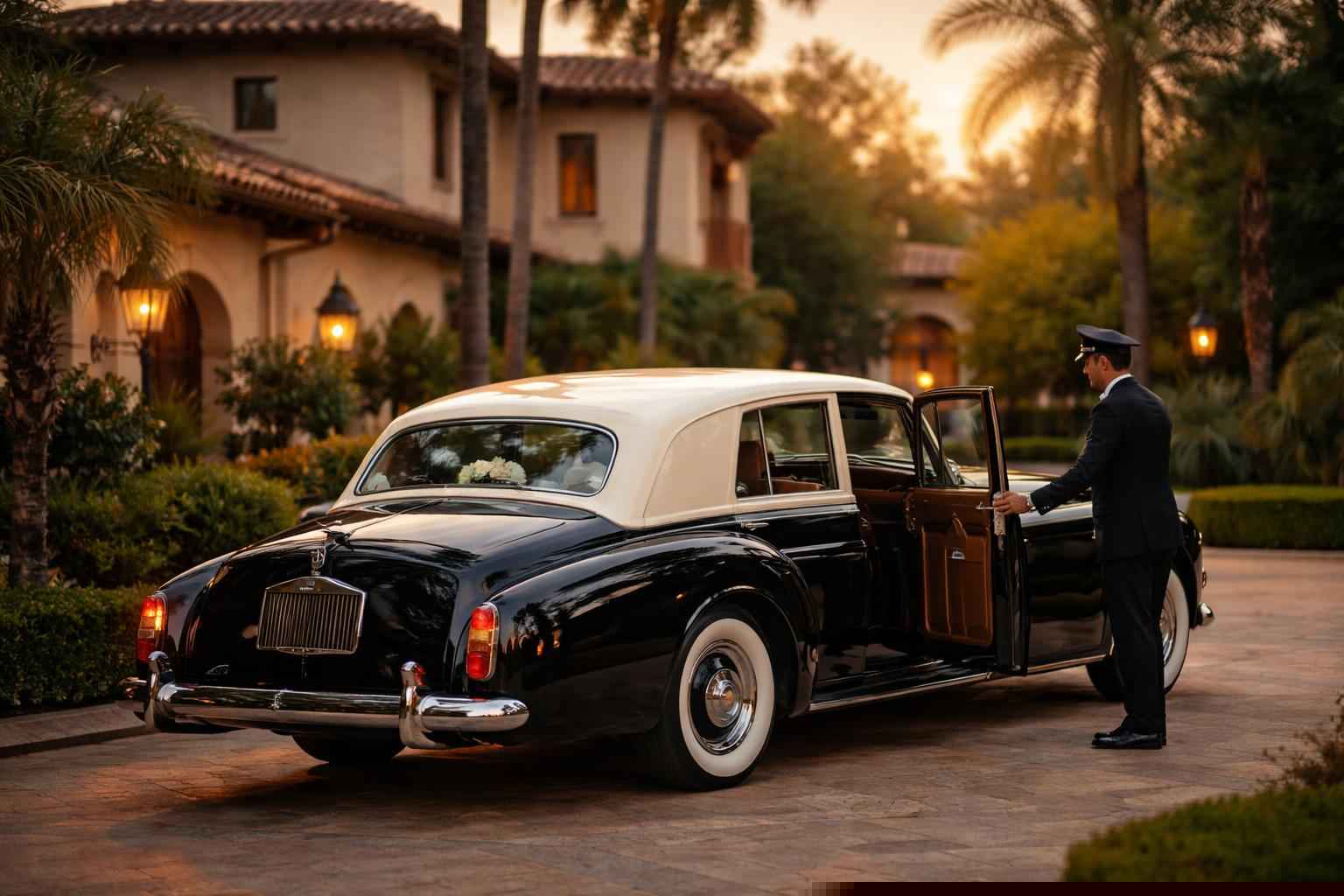 Vintage Car Chauffeur Service In Casa De Oro