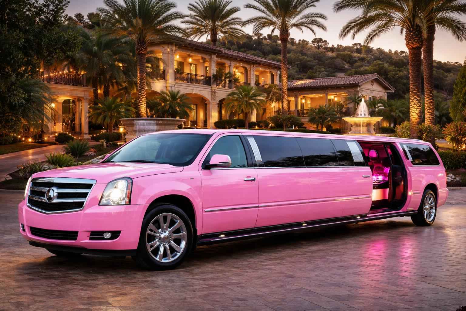 What Is Included With A Pink Limo Rental?
